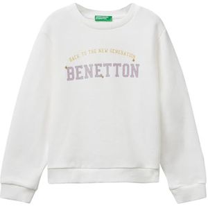 United Colors of Benetton Shirt G/C M/L, Wit, 5 jaar