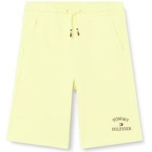 Tommy Hilfiger Jongens TH Logo SweatShorts KB0KB08841 Shorts, gele tulp, 16 jaar, Gele Tulp, 16 Jaren