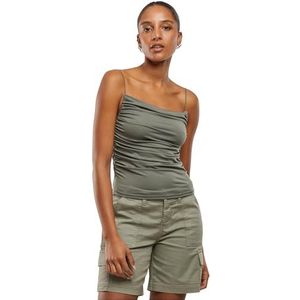 Urban Classics - Waterfall - T-shirt - Olive - Spaghetti Bandjes