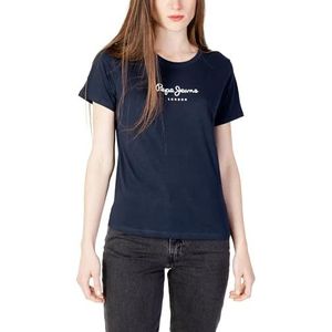 Pepe Jeans Dames Wendy T-shirt, Blauw (Dulwich), XS