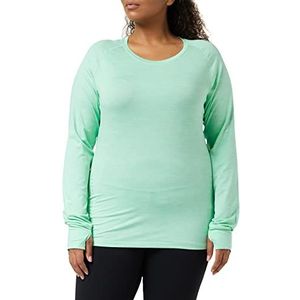 ENERGETICS Eeva II WMS Damesshirt met lange mouwen, Melange/Mint, 42