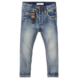 NAME IT Meisjesbroek, blauw (medium blue denim), 86 cm