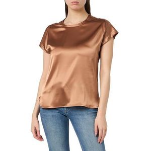 Pinko Farida blouse satijn stretch, N33_Cafvelat Sc., 30 NL