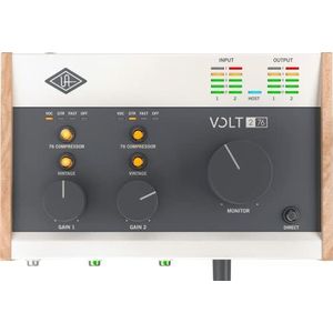 Universal Audio Volt 276 USB Audio Interface voor opname, podcasting en streaming. Bevat een omvangrijke bundel met audiosoftware