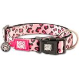 Max & Molly 4897039633592 Luipaard Pink Smart Id halsband, verliesbeveiligingsprogramma voor huisdieren, S