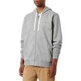 TOMMY HILFIGER - Zip-up Hoodie - Grijs - Katoen - Warm Gevoerd