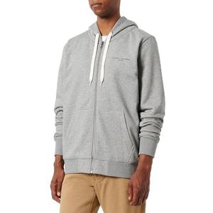 TOMMY HILFIGER - Zip-up Hoodie - Grijs - Katoen - Warm Gevoerd