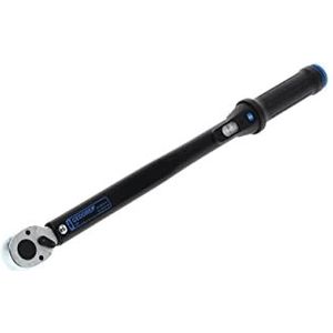 GEDORE 3550-20 UK Torcoflex momentsleutel, 1/2 inch, 40-200 Nm, met hendel omschakelbare ratel, stalen buis, zwart/blauw