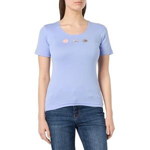 Armor Lux T-shirt met korte mouwen, Lavendel Blauw Serie.schelp, S