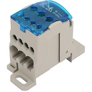 Elektrische verdeeldoos 16 mm² klemmenblok elektrische draadconnector verdeeldoos voor DIN-rail klemmenblok
