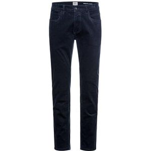 camel active Heren Regular Fit 5-Pocket Corduroy broek, nachtblauw, 46W / 34L