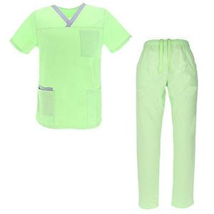 MISEMIYA Unisex jas en broek sanitair-uniformen sanitair 8178