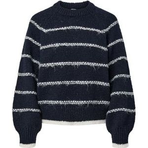 pieces - PCNELIA LS O-NECK KNIT NOOS - Gebreide Trui - Sky Captain
