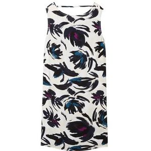 TOM TAILOR Damesjurk, 35285 - donkerblauw bloemendesign, 40