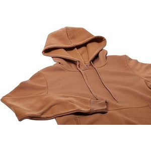 Sanika Modieuze trui hoodie voor dames polyester camel maat S, kameel, S