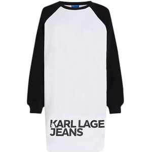 KARL LAGERFELD - JEANS - Jurk - Zwart/Wit