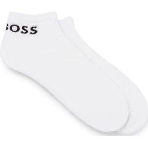 BOSS Heren 2P AS Sport CC enkellange sokken van elastische katoenmix in verpakking van 2 stuks, Nieuw - Wit 100, 43-46 EU