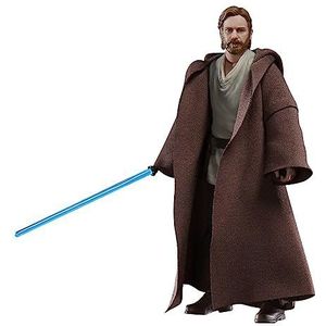 Star Wars The Black Series OBI-Wan Kenobi (Wandering Jedi) Speelgoed 6-inch schaal OBI-Wan Kenobi Verzamelfiguur Kinderen leeftijden 4 en hoger