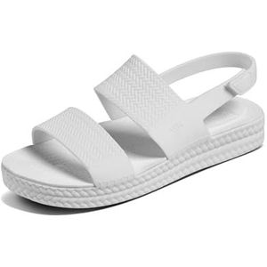 REEF Water Vista Platformsandalen voor dames, waterbestendig, verstelbare klittenbandsluiting, Wit, 38 EU