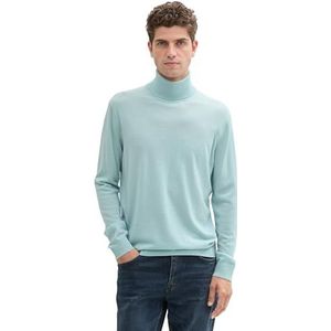 TOM TAILOR heren trui, 30463 - Dusty Mint Blue, XL
