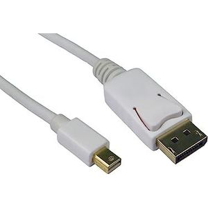 RS PRO DisplayPort-kabel A stekker DP (DisplayPort) Mini B display-aansluiting - stekker, 1m 4K max. PVC