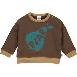 Fred's World by Green Cotton Veggie sweatshirt voor babymeisjes, Bruin Mist, 98 cm