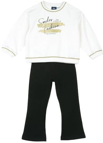 Chicco - Set - Goud Zwart Wit - 2-delig - Sweatshirt en Broek