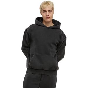 Urban Classics - Vintage Heavy Hoodie - Grijs - 4XL