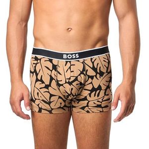 BOSS Trunk 24 Print Boxershorts voor heren, Camel Floral, L