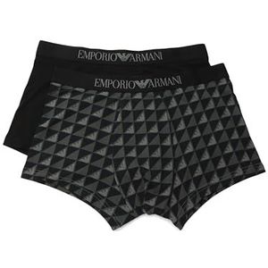 Emporio Armani - Classic Pattern Mix - Boxershorts - 2 Eenheden