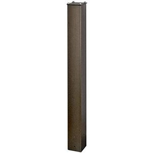 Mail Boss 7123, Brons In-Ground Montagepaal, 43 x 4 x 4 inch, voor gebruik met brievenbus, medium