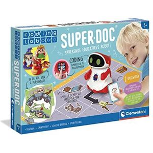 Clementoni Superdoc, Coding Lab, STEM kit, speelgoedrobot voor kinderen, 5-7 jaar, 66963,Multicolour