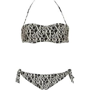 EMPORIO ARMANI Bandeau-bikiniset voor dames, Lapislazzuli, M