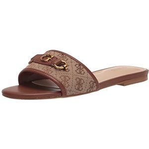 GUESS Hammi damessandalen, Braun Multi 210, 38 EU