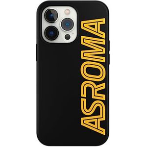 AS Roma RomaCover-iP13ProMax-ROMA-YELLOW, beschermhoes voor smartphone unisex volwassenen, zwart, iPhone 13 Pro Max