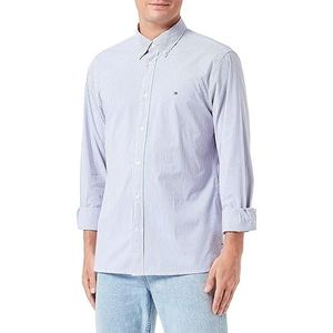 Tommy Hilfiger Flex Multi Stripe RF-shirt, Cerulean Aqua/Multi, M