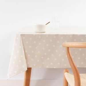 Belum 0120-175 tafelkleed, 100 x 140 cm, harscoating, vuilafstotend, model 0120-175, wasdoek tafelkleed zonder stijfheid, katoenen tafelkleed