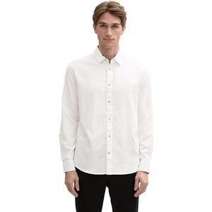 TOM TAILOR heren overhemd, 10332 - Off White, XXL