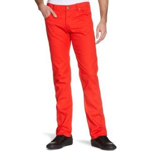 Blend Heren Jeans Slim Fit 6907-10 / Twister 179, Rot (Poppy Red 179), 30W x 32L