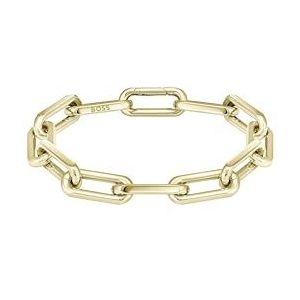 BOSS Jewelry HALIA-collectie geelgouden schakelarmband voor dames, 1580600