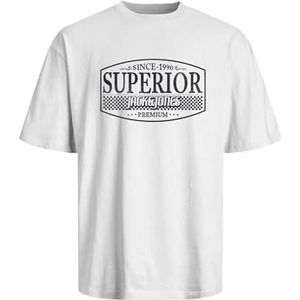Jack & Jones Premium Shirt 'JPRBLUNOAH'  zwart / wit