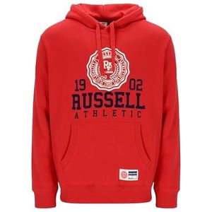 Russell Athletic - ATH 1902 - Pullover met Capuchon - Rood - Katoen