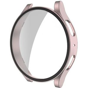 System-S Beschermhoes Case 40 mm van PC voor Samsung Galaxy Watch 5 4 in Pink, roze, Eine Grösse