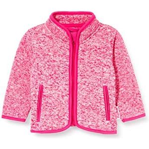 Playshoes Uniseks gebreide fleecejas voor kinderen, 18 - Roze, 74