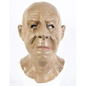 De Rubber Plantation TM 619219293952 Realistische Oude Man Latex Masker OAP Grandad Fancy Jurk, Unisex-Volwassene, One Size