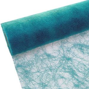 Deko AS GmbH Sizoflor 60 020-R tafelloper turquoise 30 cm rol 25 meter