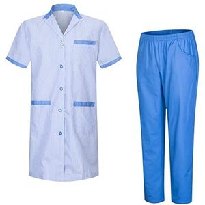 MISEMIYA Unisex jas en broek sanitair-uniformen sanitair 8178