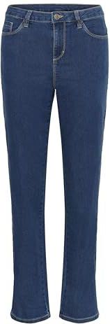 KAFFE - Vicky - Damesjeans - Donkerblauw - Slim Fit