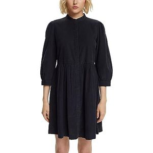 ESPRIT corduroy mini-jurk, zwart, 32