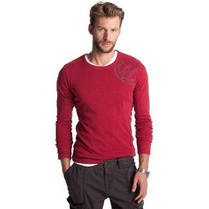 Esprit X30622 T-shirt voor heren - rood - S